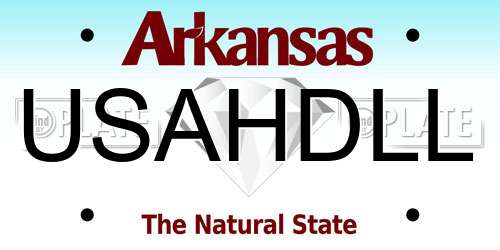 USAHDLL Arkansas License Plate