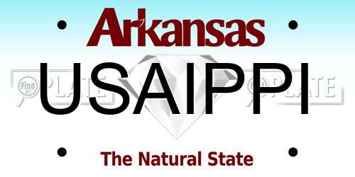 USAIPPI Arkansas License Plate