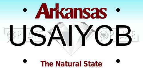 USAIYCB Arkansas License Plate