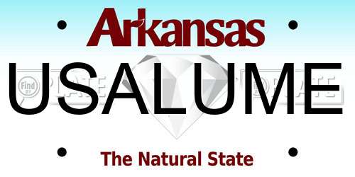 USALUME Arkansas License Plate