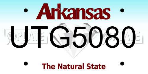 UTG5080 Arkansas License Plate