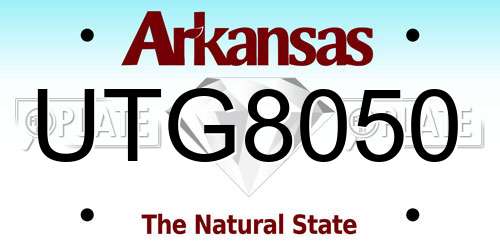 UTG8050 Arkansas License Plate