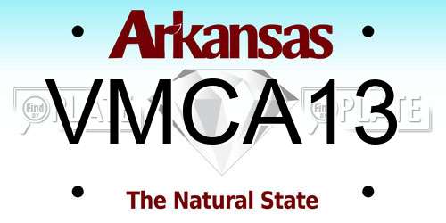 VMCA13 Arkansas License Plate