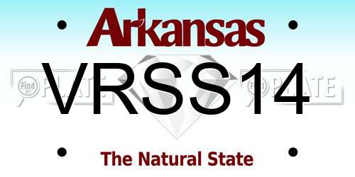 VRSS14 Arkansas License Plate