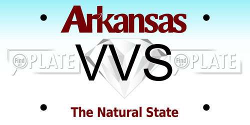 VVS Arkansas License Plate