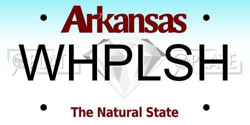WHPLSH Arkansas License Plate