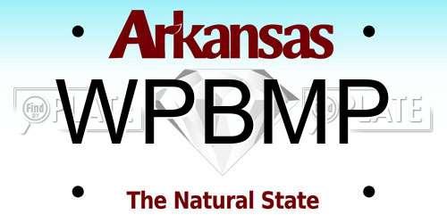 WPBMP Arkansas License Plate