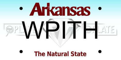 WPITH Arkansas License Plate