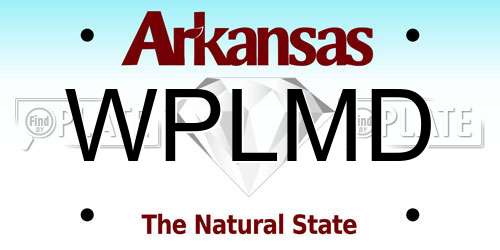 WPLMD Arkansas License Plate