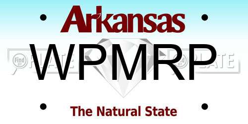 WPMRP Arkansas License Plate