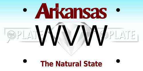 WVW Arkansas License Plate