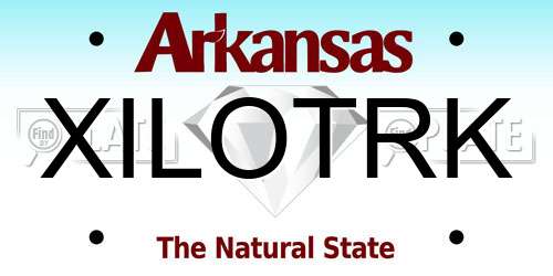 XILOTRK Arkansas License Plate