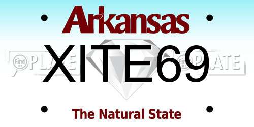 XITE69 Arkansas License Plate