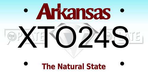 XTO24S Arkansas License Plate