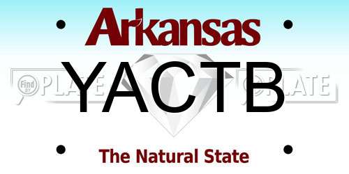 YACTB Arkansas License Plate