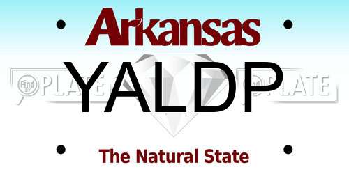 YALDP Arkansas License Plate