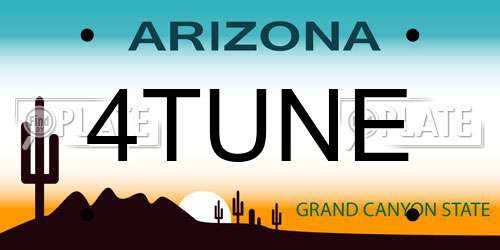4TUNE Arizona License Plate