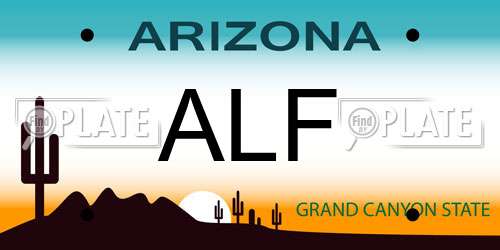 ALF Arizona License Plate