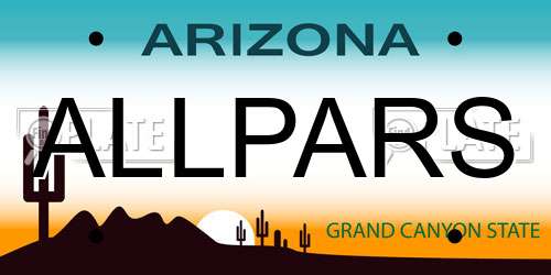 ALLPARS Arizona License Plate
