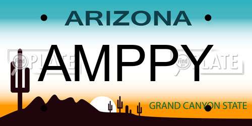 AMPPY Arizona License Plate