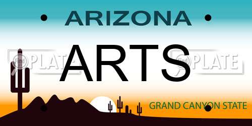 ARTS Arizona License Plate