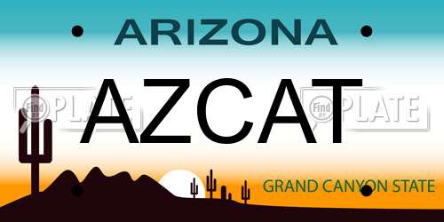 AZCAT Arizona License Plate