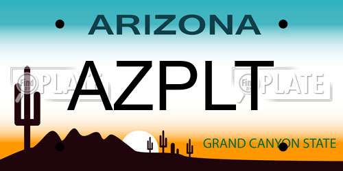 AZPLT Arizona License Plate