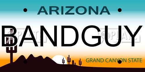 BANDGUY Arizona License Plate