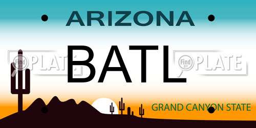 BATL Arizona License Plate