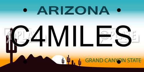 C4MILES Arizona License Plate