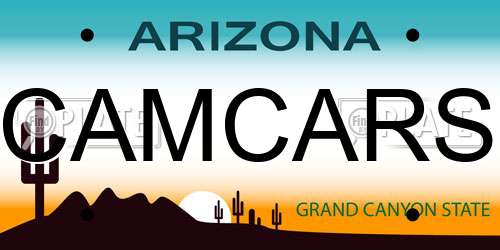 CAMCARS Arizona License Plate