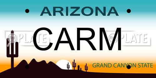 CARM Arizona License Plate