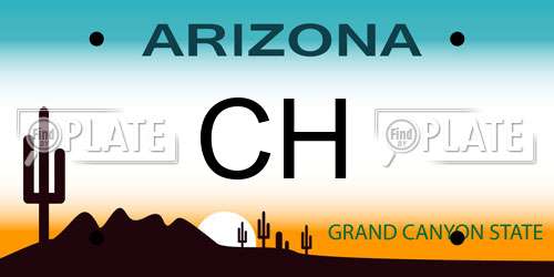 CH Arizona License Plate