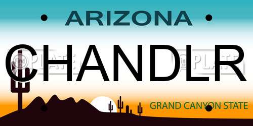 CHANDLR Arizona License Plate