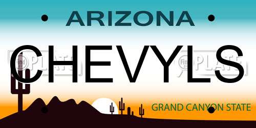 CHEVYLS Arizona License Plate