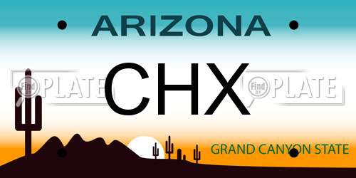 CHX Arizona License Plate