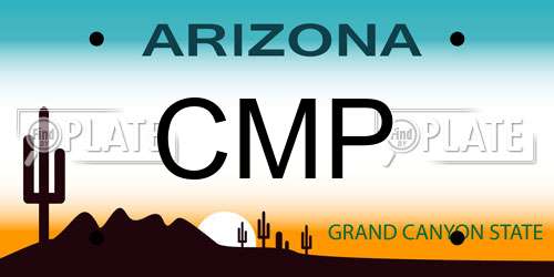 CMP Arizona License Plate