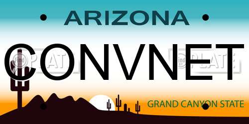 CONVNET Arizona License Plate