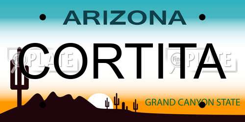 CORTITA Arizona License Plate