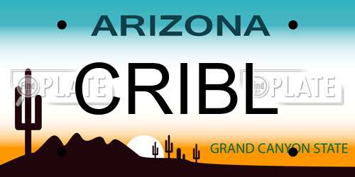 CRIBL Arizona License Plate