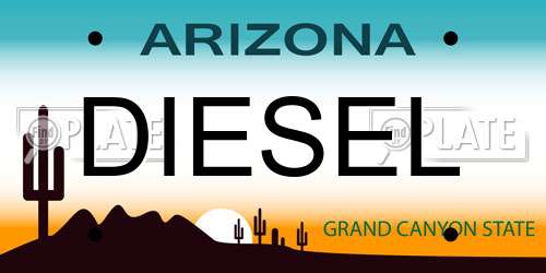 DIESEL Arizona License Plate