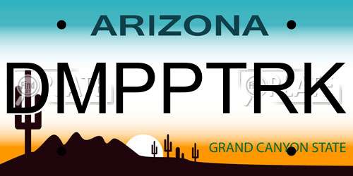 DMPPTRK Arizona License Plate