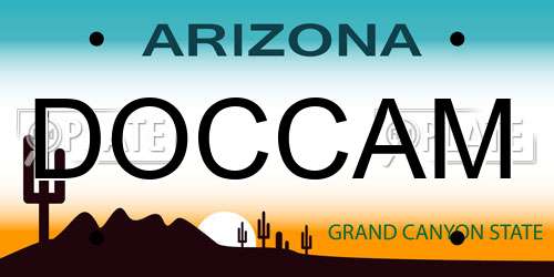 DOCCAM Arizona License Plate
