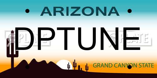 DPTUNE Arizona License Plate
