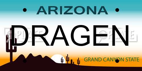 DRAGEN Arizona License Plate