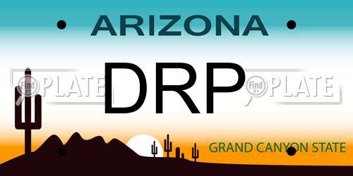 DRP Arizona License Plate