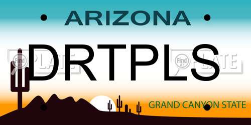 DRTPLS Arizona License Plate