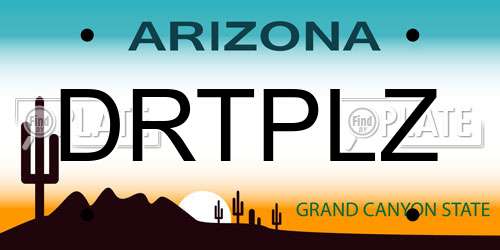 DRTPLZ Arizona License Plate