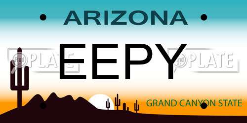 EEPY Arizona License Plate