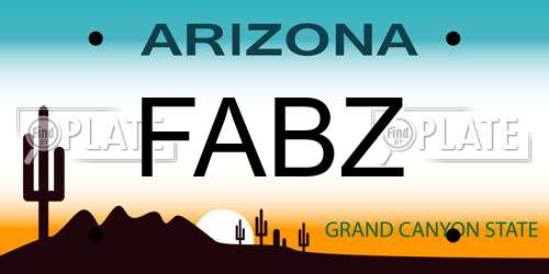 FABZ Arizona License Plate